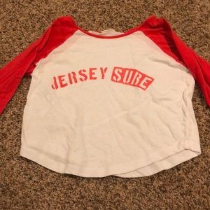 Jersey Sure T-shirt 3/4 Sleeve Cropped
